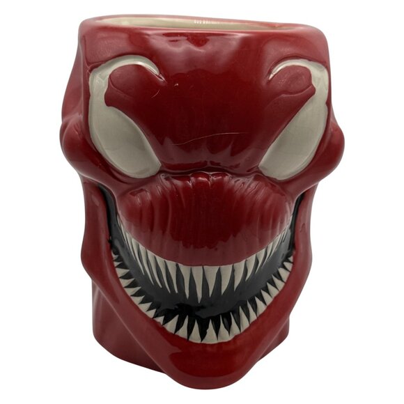 Marvel Venom Ceramic Coffee Mug 3D Character Design Red & Black Collectible Drin - Picture 1 of 6